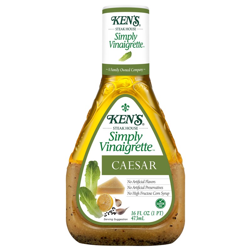 Ken's Simply CAESAR Vinaigrette 16 fl oz ( 2 Pack)