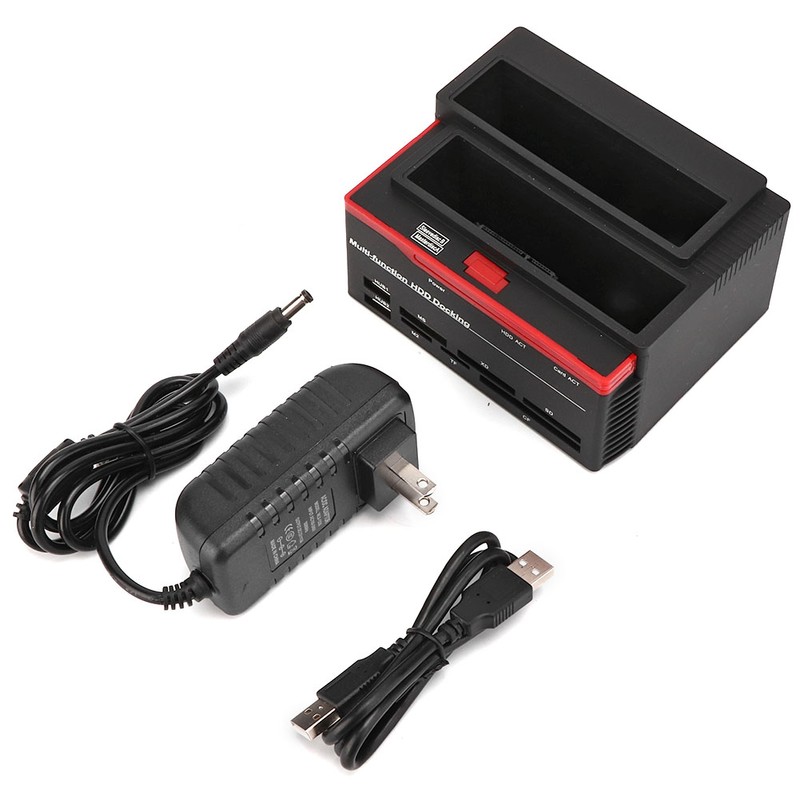 Dual Bay 2.5"/3.5" SATA & IDE HDD Enclosure Docking Dock