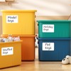 SVNOOC Multi-Use Removable Labels, Dry Erase Labels Sticker Stickers, White,
