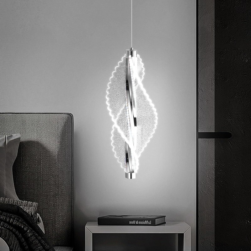 AFQEJG 1-Light Pendant Lights for Kitchen Island Acrylic Hanging Light
