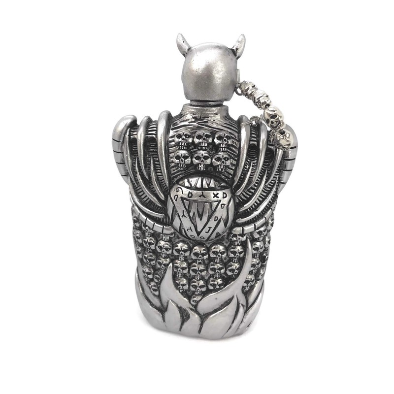 thecostumebase the Little Nicky Bottle Flask Props Replica Skull Resin