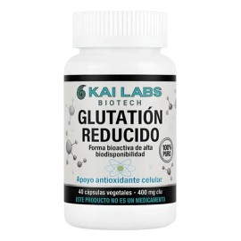 Glutathione Puro Premium 40 Caps Sin Gluten Sin Azucar