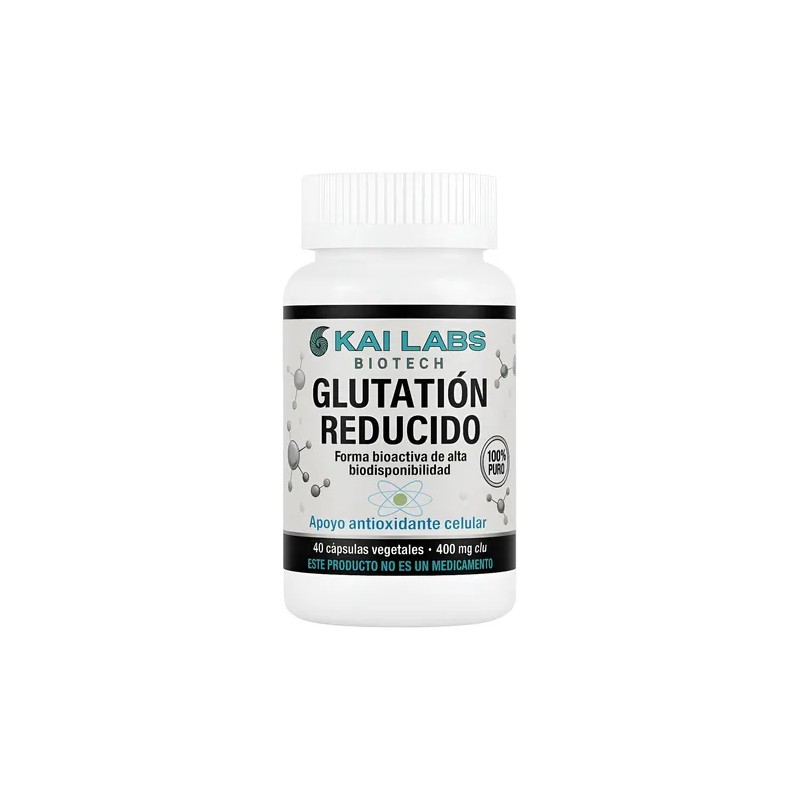 Glutathione Puro Premium 40 Caps Sin Gluten Sin Azucar