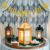 Happy Eid Banner, 2025 Ramadan Party Decorations,Eid Festival Muslim Islam
