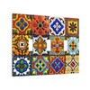Mexican Talavera Ceramic Pattern 3 Gang Triple Toggle Light Switch