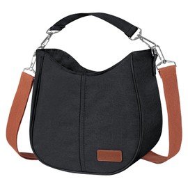 Joymee Lunch Bag for Women, Large Insulated Adult Lunch Box, Reusable Leakproof Cooler Tote Bag with Adjustable Shoulder Strap for Work Office Picnic Travel - Black