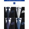 Enlision Business Necktie, Set of 4, , for Men, Formal,