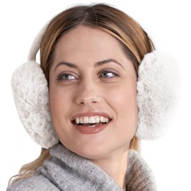 Brook + Bay Brook + Bay Foldable & Furry Ear Muffs For Women & Men, Fleece Ear Warmers For Women, Ear Muffs For Winter, Women Earmuffs