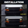 Unbranded 2pcs For Ford E150 E250 E350 7x6" LED Headlights
