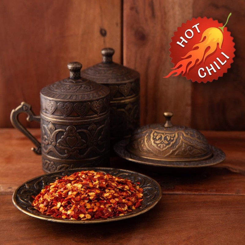 Ghost Pepper Chilli Flakes Naga Jolokia 100g bag With Clear