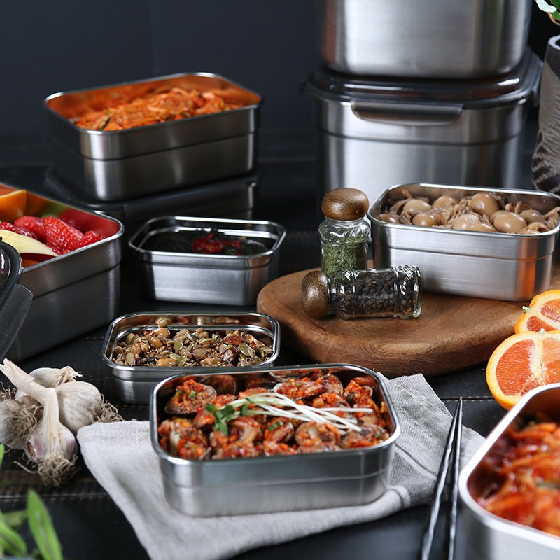 Incock Stainless Steel Sealed Container Set No. 07 / 인콕