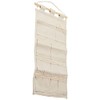 Efco Cotton Goods Hanging Holder with Pockets 60 x 29 cm Natural, 15 x 15 x 3 cm
