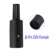 SHUKEFER 6 Pin DIN Connector 2PCS 6 Pin DIN Male