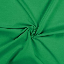 Cotton Jersey Spandex Stretch Dress Fabric Material - Bright Green, 1Mtr 160cm x 100cm