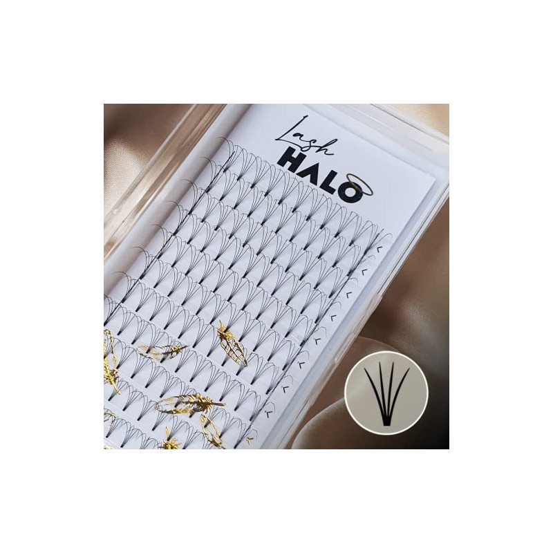 4D Pre Made Fans 0.10 D curl Eyelash Extensions Short