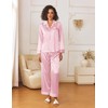 Ekouaer Womens Silk Satin Pajama Sets 2 Piece Sleepwear Pjs