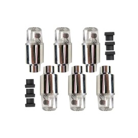 LED Valve Stem Caps Lights Kit,6x Tire Valve Caps LED Bike Wheel Lights for Car Trucks Golf Cart Tire Wheel Assemblies Bicycle Motorcycle Tyre Spoke Flash Lights (Colorful),by XSPANDER