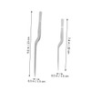 CIYODO 2pcs Stainless Steel Kitchen Tweezers Precision Tongs for Cooking