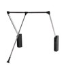 bimiti Pull Down Closet Rod -Stainless Steel Adjustable 33-47 Inches