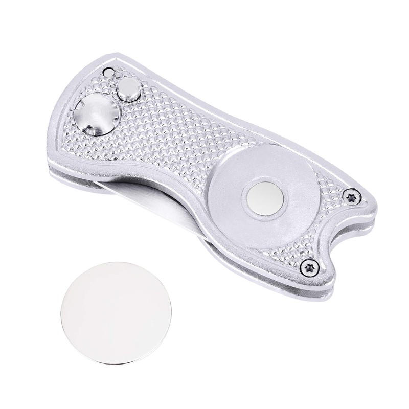 Mile High Life All Metal Foldable Golf Divot Tool with