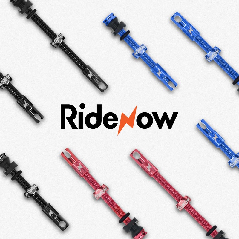 RideNow 65 mm Pink Presta Tubeless Valves Pack of 2