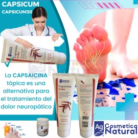 Capsaicina Crema Pack Chile Capsicum 30gr