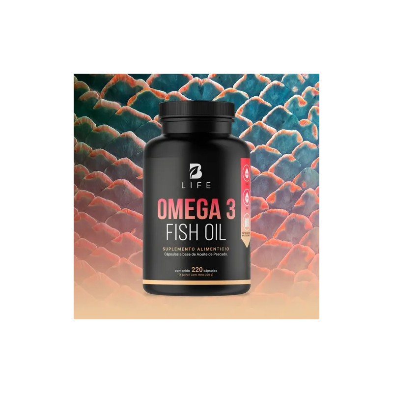 Omega 3 Fish Oil De 220 Caps. 100% Aceite De
