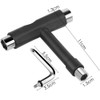 All-in-One Skateboard Tool, Multifunctional Skateboard Maintenance, Allen Wrench, T-Shaped Spanner,