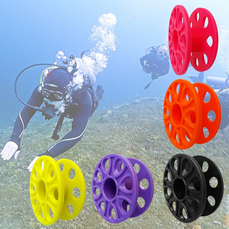 Psdndeww Diving Finger Spools Scuba Diving Finger Spools Reel Rec