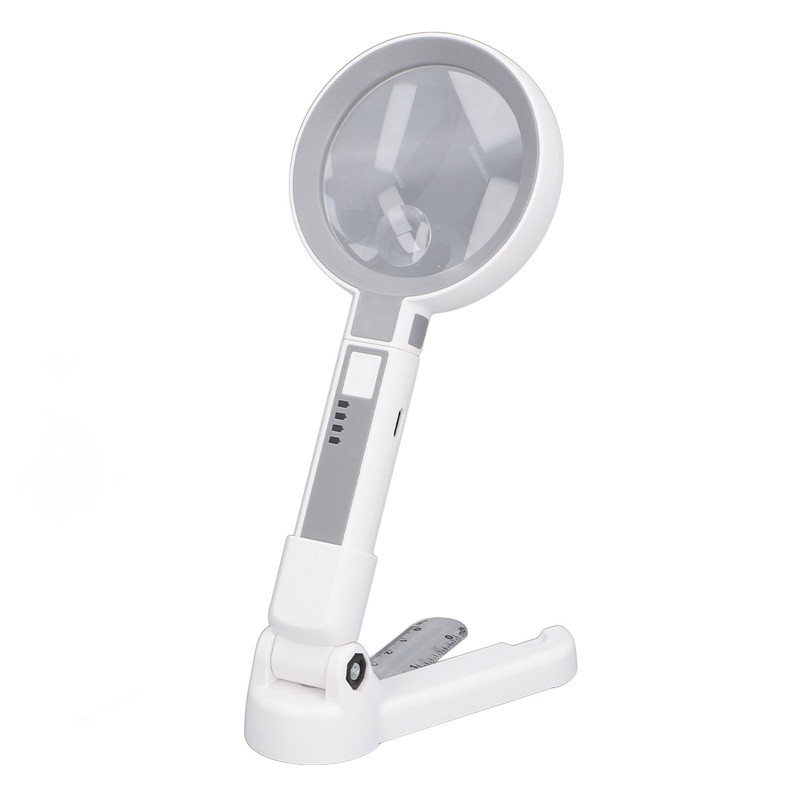 Magnifying Glass 5X 11X 18 LED Rechargeable 3 Brightness Levels