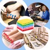 HJZHII 1000 Pcs Individual Toe Separators, Soft Toe Spacers for