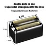 Replacement Shaver Heads Compatible with BaByliss Foil Shaver (Black/2)