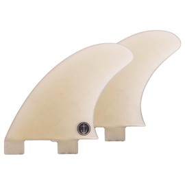 Captain Fin Side Biters Twin Tab Twin Fin Set - Clear - L