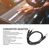 Dual 1/4 Inch to XLR Male Y Splitter Cable XLR