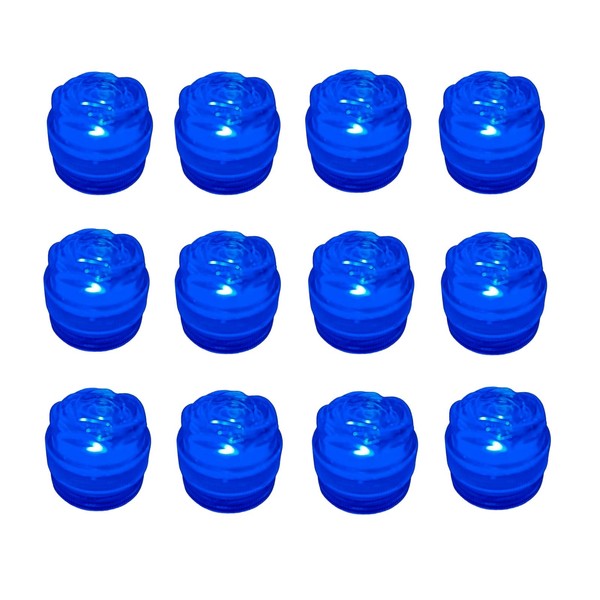 Zhiweikm Bright LED Battery Operated Flameless Tea Light, Submersible Tea