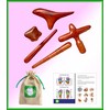 LUNGCHA 5 pcs. Massager Stick Tool Kits with Usage Guide