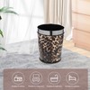 ABOOFAN Small Bathroom Trash Can Garbage Can Leopard Printed Waste