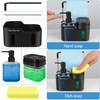 Richenda 4-in-1 Soap Dispenser with Dishcloth Hanger & Sponge Holder