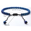 Amazing Gemstones Blue Hematite Anklet (Without Knot) - 6mm Bead