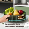 Pack of 2 Lazy Susan Turntable Kitchen Organiser, 360° Rotating