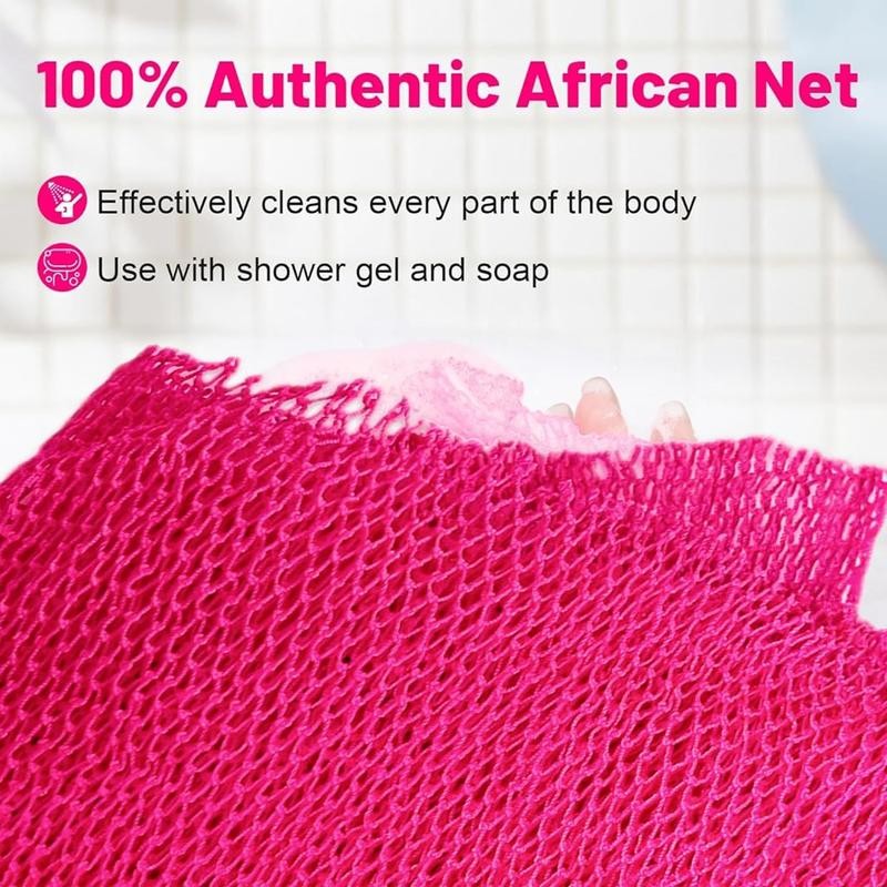 African Exfoliating Net Sponge, Ethically Sourced from Nigeria Bath Sponge,