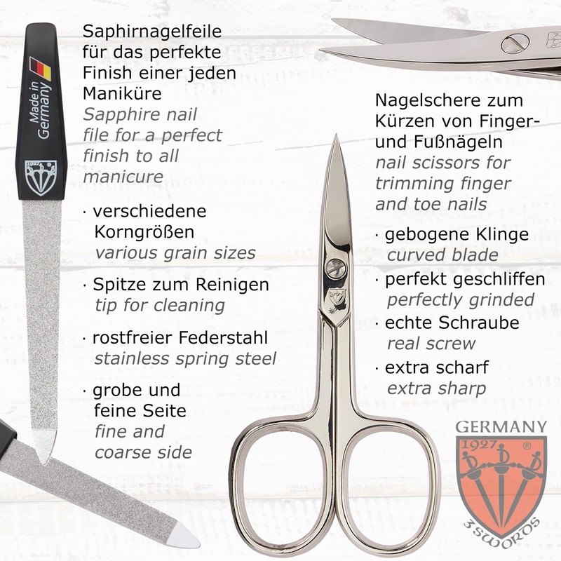 DREI SCHWERTER - Germany 10-Piece Manicure Set Monza - Perfect