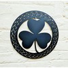 Exclusive Irish Shamrock Round Wall Hanging