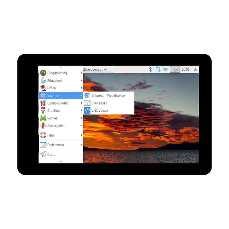 Waveshare 4inch Capacitive Touch Display Compatible with Raspberry Pi5/4B/3B+/3A+/CM3+/4,480×80 Resolution