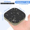 PATIKIL 4 Pcs Treadmill Mat Pads, 4x4x0.8 High Density Foam