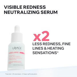 Uriage Roseliane Sérum Corrector Antirojeces 30ml - Calmante, Hidratante y Antiedad - Con Hesperidina, Enoxolona y Niacinamida - Tecnología TLR2-Regul