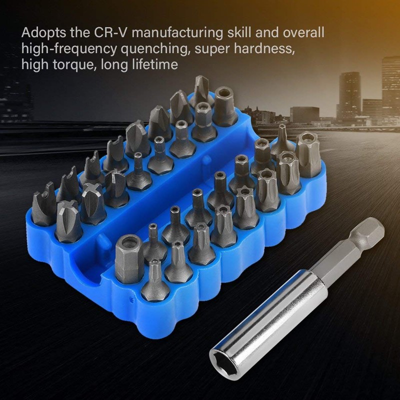 33pcs/set multifunctional screwdriver bits set, screwdriver bits set, safety screwdriver