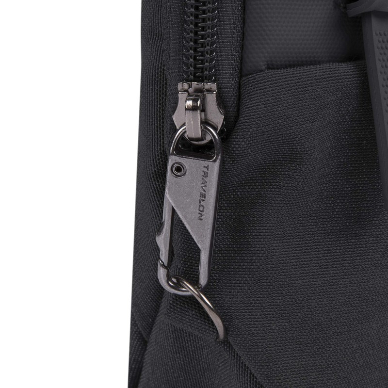 Travelon Anti-Theft Metro Convertible Sm. Cross Body Bag, Black, One