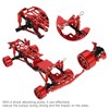 RC Car Chassis Frame Kit Aluminium Alloy Frame with Wheel