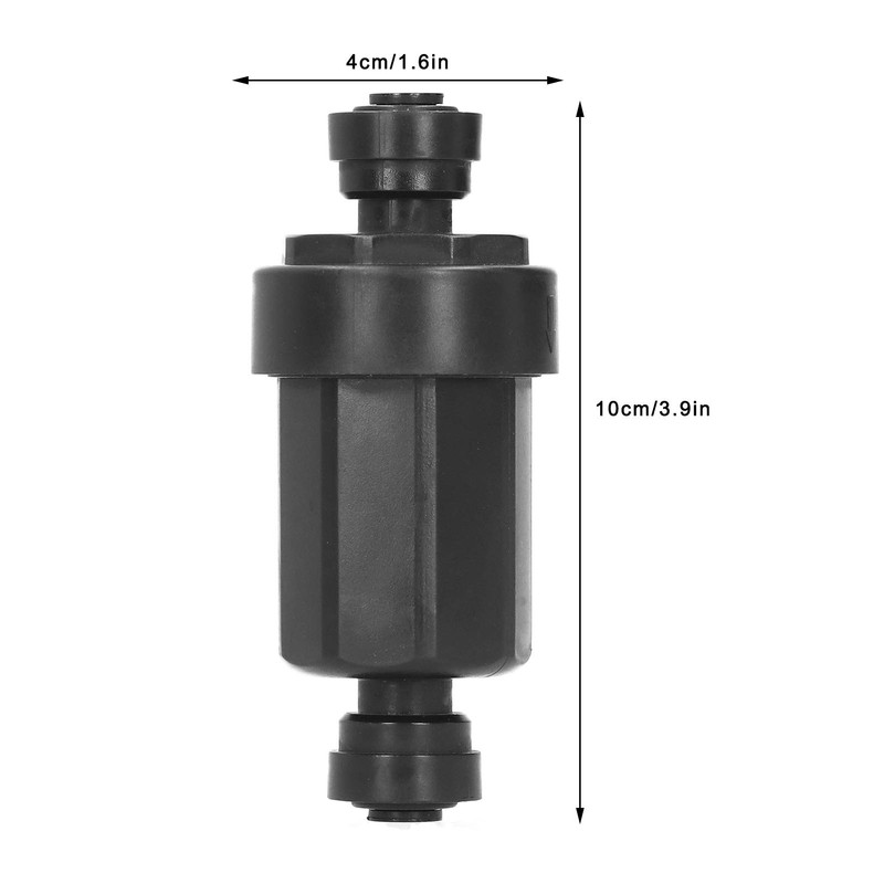 Gazaar 1/4in Irrigation Filter with Stainless Steel Strainer Quick Connect